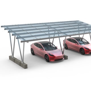 Soeasy Solar PV Carport Shed-W Type